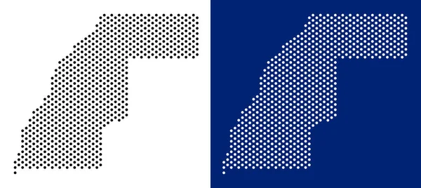 Noktalı Batı Sahra harita