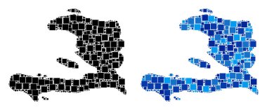 Blue Version nokta Haiti Haritası