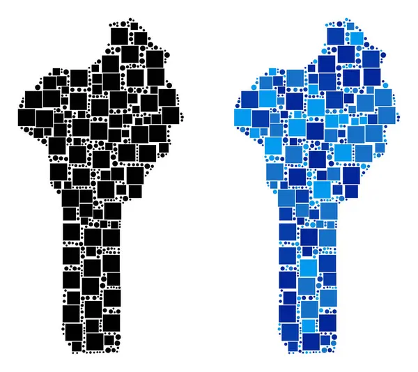 Nokta Benin harita ile mavi sürüm