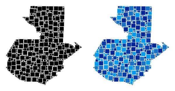 Blue Version nokta Guatemala Haritası