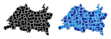 Nokta Tataristan harita ile mavi sürüm