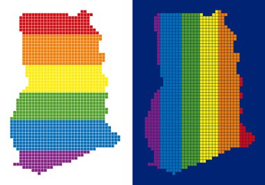 Gana harita noktalı spektrum piksel