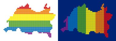 Spektrum piksel Tataristan harita noktalı