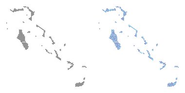 Soyut nokta Bahama Adaları Haritası