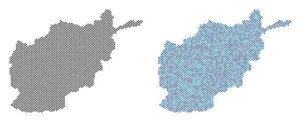 Noktalı Afganistan harita soyutlamalar