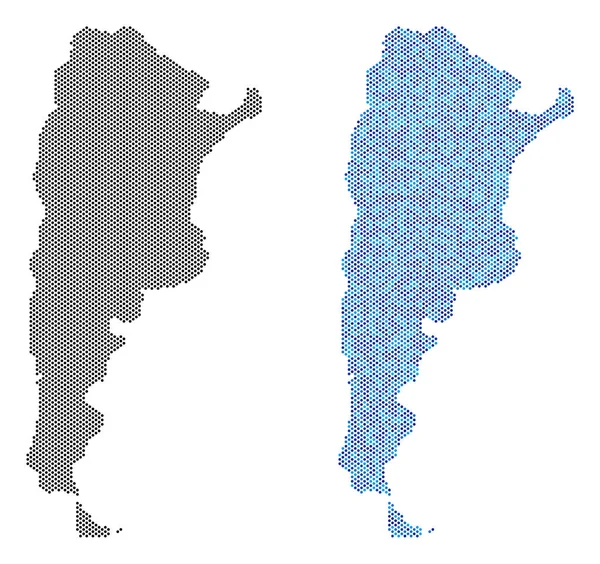 Piksel Arjantin harita soyutlamalar