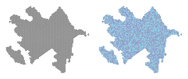 Piksel Azerbaycan harita soyutlamalar
