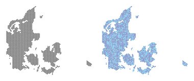 Nokta Danimarka harita soyutlamalar