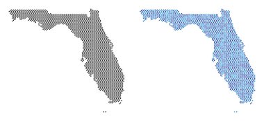 Nokta Florida harita soyutlamalar