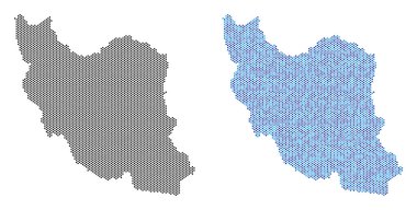Nokta Iran harita soyutlamalar