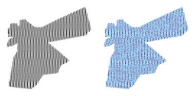 Piksel Jordan Map soyutlamalar