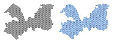 Piksel Leningrad Oblast Harita soyutlamalar