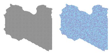 Nokta Libya harita soyutlamalar