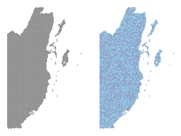 Nokta Belize Haritası soyutlamalar