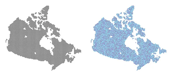 Noktalı Kanada harita soyutlamalar
