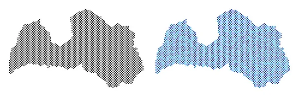 Nokta Letonya harita soyutlamalar