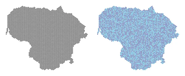 Nokta Litvanya harita soyutlamalar