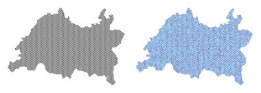 Noktalı Tataristan harita soyutlamalar