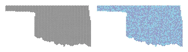 Piksel Oklahoma eyalet harita soyutlamalar