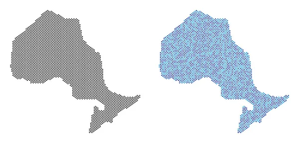 Nokta Ontario Eyaleti harita soyutlamalar