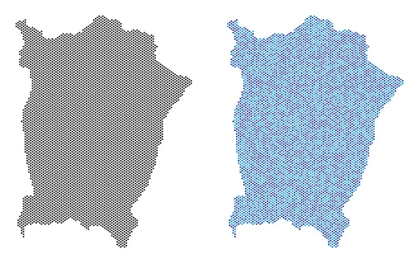 Piksel Penang Adası harita soyutlamalar