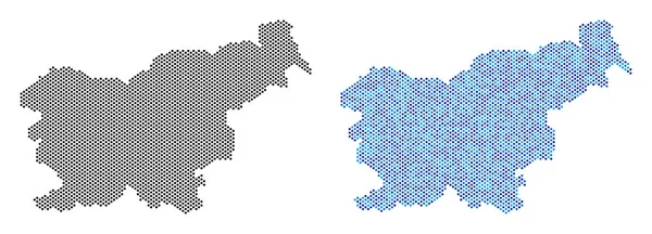 Piksel Slovenya harita soyutlamalar