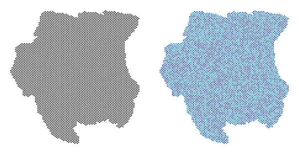 Piksel Surinam Haritası soyutlamalar