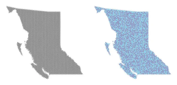 Nokta British Columbia eyaletinde harita soyutlamalar