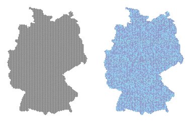 Nokta Almanya harita soyutlamalar