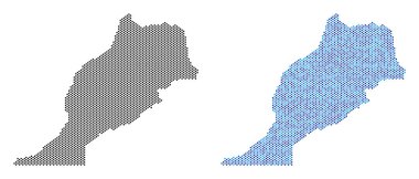 Nokta Fas harita soyutlamalar