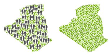 İnsanlar ve doğa Cezayir Haritası