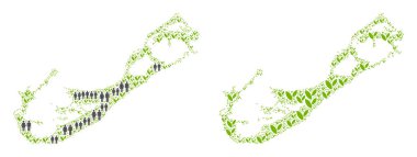 İnsanlar ve doğa Bermuda Adası Haritası