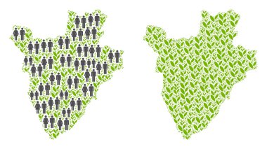 İnsanlar ve çevre Burundi Haritası