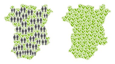 Demografi ve çevre Çeçenistan harita