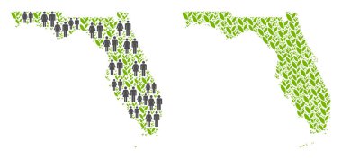 İnsanlar ve Flora Florida Haritası