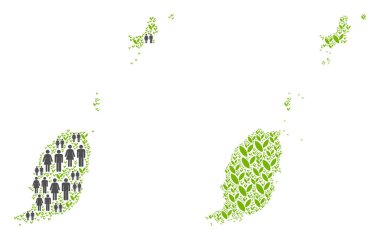 Demografi ve çiçek Grenada harita