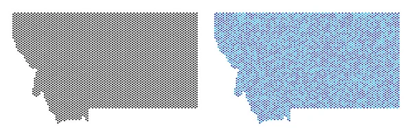 Nokta Montana Eyaleti harita soyutlamalar