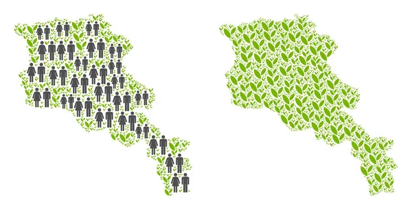 Nüfus ve çevre Ermenistan Haritası