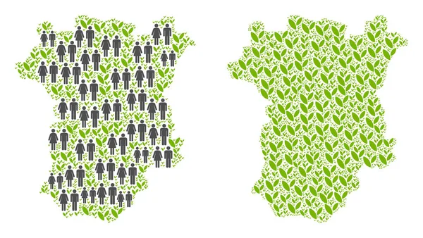 Demografi ve çevre Çeçenistan harita