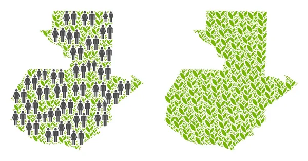 Nüfus ve Flora Guatemala Haritası