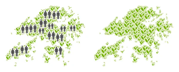 İnsanlar ve doğa Hong Kong Haritası