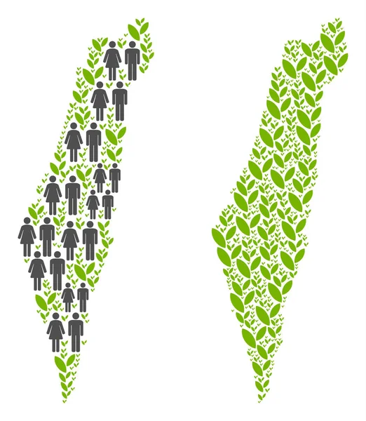 Demografi ve çevre İsrail Haritası