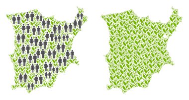 Demografi ve Flora Koh Samui Haritası