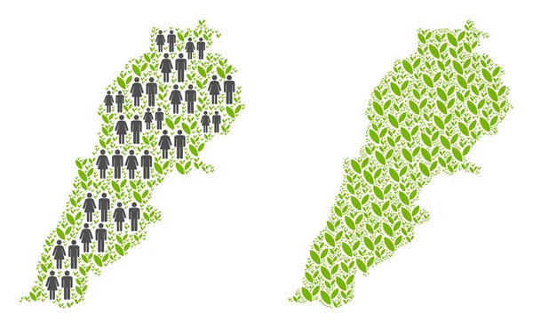 İnsanlar ve çevre Lübnan Haritası