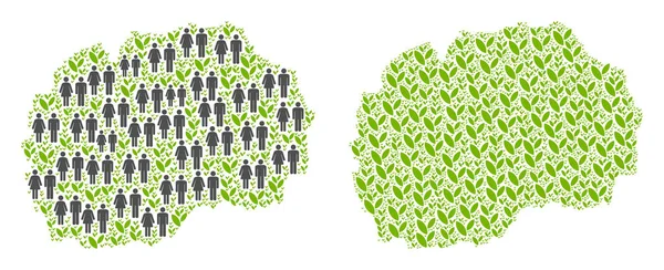 İnsanlar ve tarım Makedonia harita