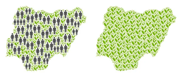 Demografi ve çevre Nijerya Haritası