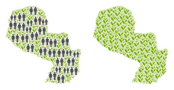 Demografi ve çevre Paraguay Haritası