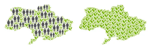 Demografi ve plantasyon Ukrayna Haritası