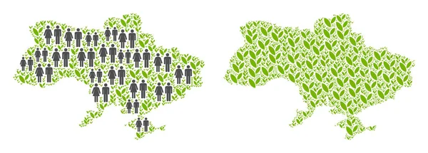 Nüfus ve Crimea ile çiçek Ukrayna Haritası