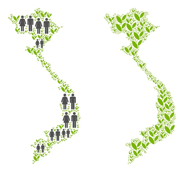 İnsanlar ve çevre Vietnam Haritası